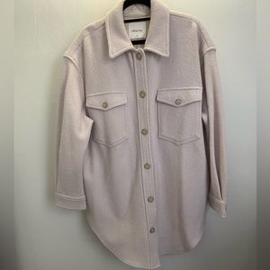 Wilfred Free Aritzia Ganna Shirt Jacket Lilac 1X